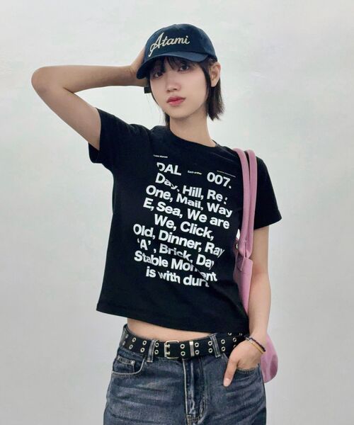 DURTの「OUR DAILY CROP TEE (BLACK)(Tシャツ/カットソー・レディース・その他・OS)」の7枚目の写真