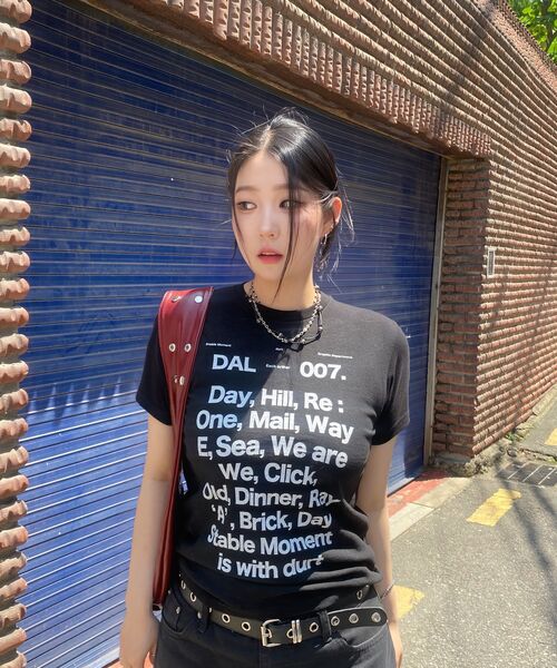 DURTの「OUR DAILY CROP TEE (BLACK)(Tシャツ/カットソー・レディース・その他・OS)」の9枚目の写真