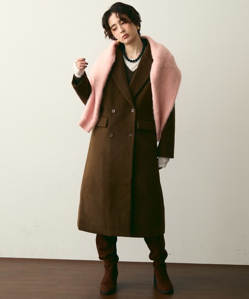 裏キルティングチェスターコート（チェスターコート）｜Trish