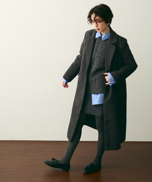 セール】裏キルティングチェスターコート（チェスターコート）｜Trish