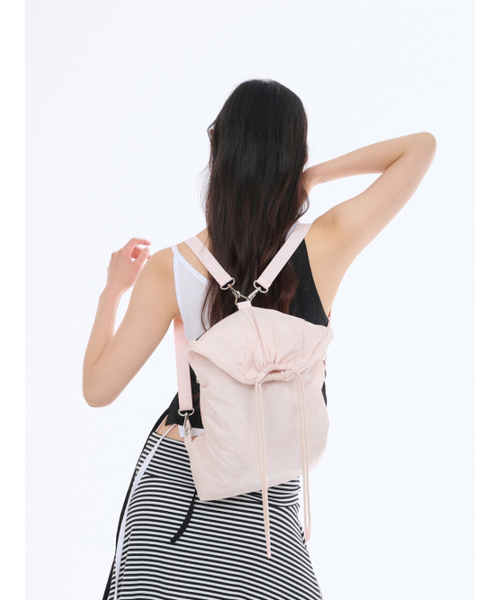 Salad bowls（サラダボール）の「502 LIP LIGHT STRING BACKPACK [PINK]（バックパック/リュック・レディース・PINK・FREE）」の5枚目の写真