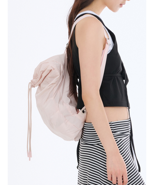 Salad bowls（サラダボール）の「502 LIP LIGHT STRING BACKPACK [PINK]（バックパック/リュック・レディース・PINK・FREE）」の10枚目の写真