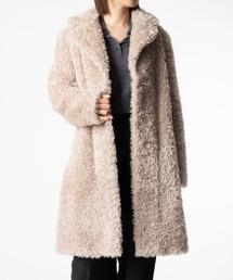HERNO（ヘルノ）の「HERNO CURLY ALTERNATIVE FUR COAT ヘルノ オルタナティブ ファー コート（ムートンコート）」