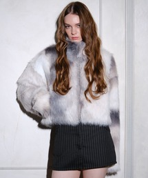 3.3 Field Trip （3.3フィールドトリップ）の「3.3 Field Trip／ミックスカラーフェイクファーブルゾン（ブルゾン・レディース）」