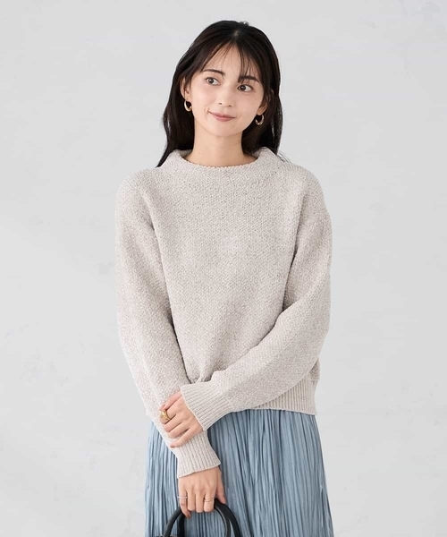 a.v.v(アーヴェヴェ)の「モールヤーンニット(ニット/セーター・レディース・モカ/グレー系その他・39)」の14枚目の写真