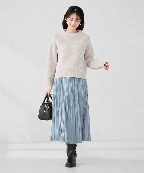 a.v.v(アーヴェヴェ)の「モールヤーンニット(ニット/セーター・レディース・モカ/グレー系その他・39)」の16枚目の写真