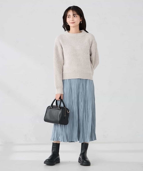 a.v.v(アーヴェヴェ)の「モールヤーンニット(ニット/セーター・レディース・モカ/グレー系その他・39)」の18枚目の写真