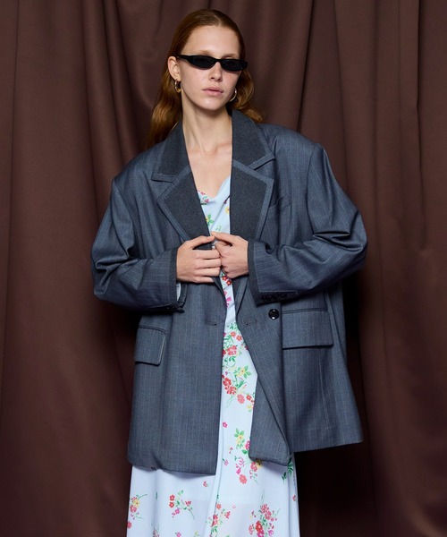 2026SPRING PRE-ORDER】Over Jacket/ラペルデザインオーバージャケット