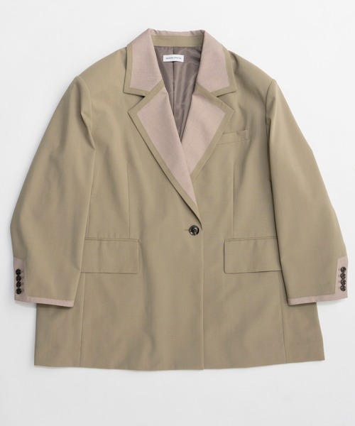 2026SPRING PRE-ORDER】Over Jacket/ラペルデザインオーバージャケット