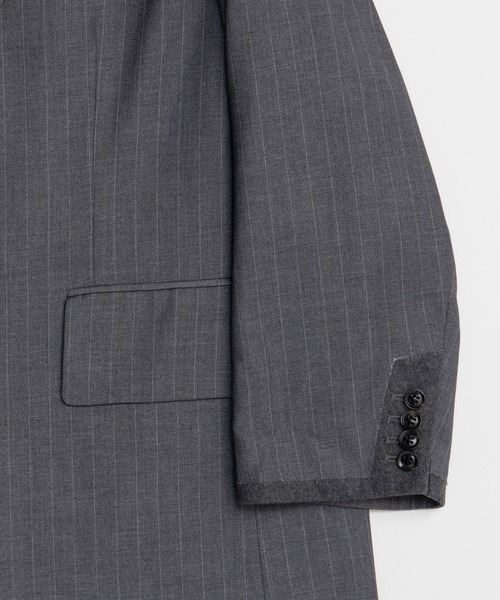 MAISON SPECIAL（メゾンスペシャル）の「Over Jacket/ラペルデザインオーバージャケット（テーラードジャケット・レディース・グレー/カーキ・FREE）」の17枚目の写真