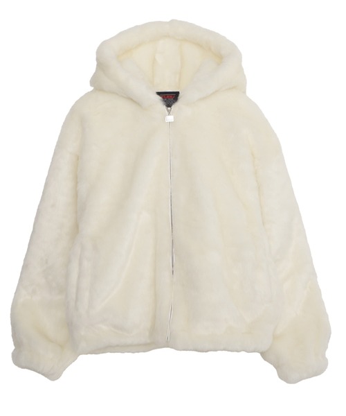 セール】FUBU フブ ブランド Faux Far Hooded Jacket / フェイクファー