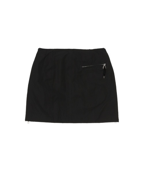 TOGA PULLA(トーガ プルラ)の「TOGA PULLA Memory grosgrain mini skirt TP252-FG227(スカート・レディース・ブラック・38)」の6枚目の写真