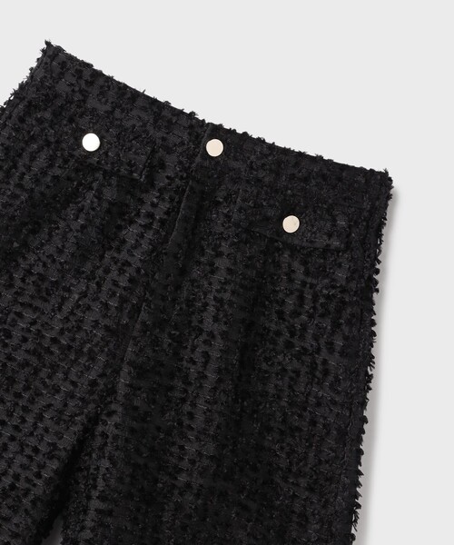 GRACE CONTINENTAL(グレースコンチネンタル)の「カットジャガードハーフパンツ(その他パンツ・レディース・ブラック/キナリ・38/36)」の19枚目の写真