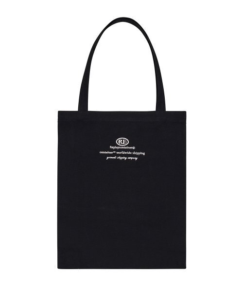 replaycontainer(リプレイコンテナ)の「RC worldwide basic bag (black)(エコバッグ/サブバッグ・メンズ・その他・FREE)」の1枚目の写真