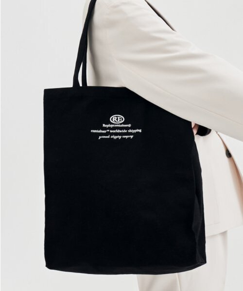 replaycontainer(リプレイコンテナ)の「RC worldwide basic bag (black)(エコバッグ/サブバッグ・メンズ・その他・FREE)」の2枚目の写真