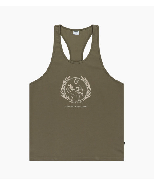 WAYDN(ウェイドゥン)の「パラエストラグロリアス スリーブレス オリーブ(Tシャツ/カットソー・メンズ・その他・XL/L)」の1枚目の写真