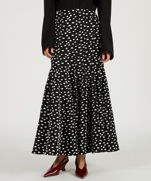 PRANK PROJECT(プランクプロジェクト)の「【2026Spring Pre-Order】ボリュームマキシスカート / Volume Maxi Skirt(スカート・レディース・マルチ/ブラック/ブラウン・36/38)」の3枚目の写真