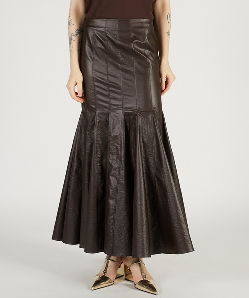 PRANK PROJECT(プランクプロジェクト)の「【2026Spring Pre-Order】ボリュームマキシスカート / Volume Maxi Skirt(スカート・レディース・マルチ/ブラック/ブラウン・36/38)」の19枚目の写真