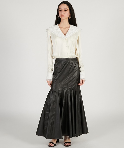 PRANK PROJECT(プランクプロジェクト)の「【2026Spring Pre-Order】ボリュームマキシスカート / Volume Maxi Skirt(スカート・レディース・マルチ/ブラック/ブラウン・36/38)」の13枚目の写真