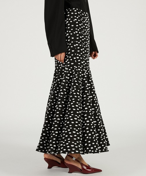 PRANK PROJECT(プランクプロジェクト)の「【2026Spring Pre-Order】ボリュームマキシスカート / Volume Maxi Skirt(スカート・レディース・マルチ/ブラック/ブラウン・36/38)」の5枚目の写真