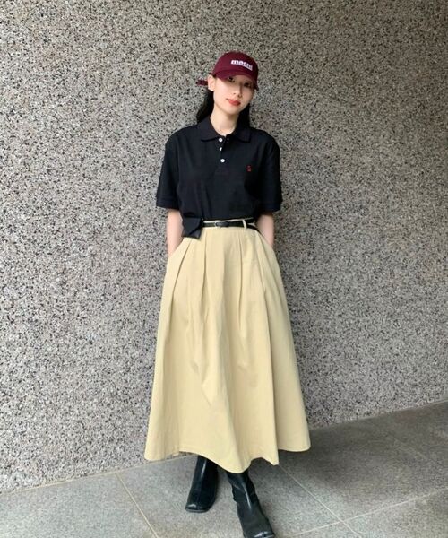 LENGAGEMENT（ランガージュマン）の「クラシックコットンピケカラーTシャツ[ブラック]（ポロシャツ・メンズ・その他・MEDIUM/LARGE/X-LARGE）」の10枚目の写真