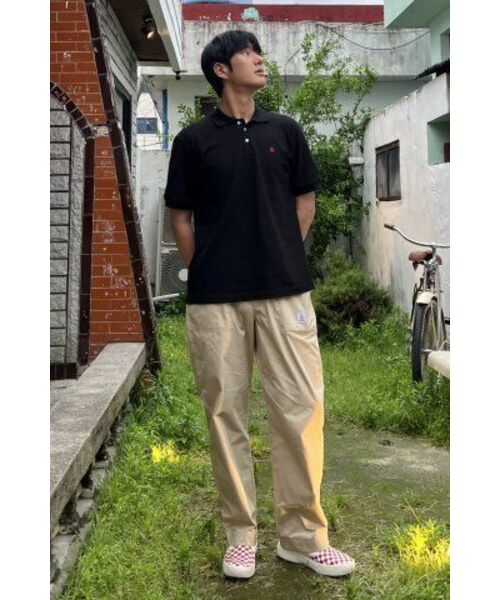 LENGAGEMENT（ランガージュマン）の「クラシックコットンピケカラーTシャツ[ブラック]（ポロシャツ・メンズ・その他・MEDIUM/LARGE/X-LARGE）」の15枚目の写真