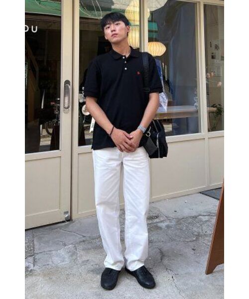 LENGAGEMENT（ランガージュマン）の「クラシックコットンピケカラーTシャツ[ブラック]（ポロシャツ・メンズ・その他・MEDIUM/LARGE/X-LARGE）」の17枚目の写真