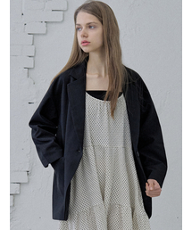 Overfit Basic Tailored Jacket - Black