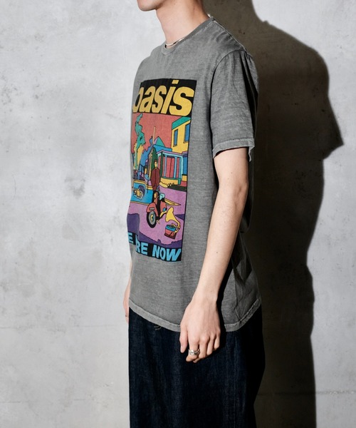 THRIFTY LOOK（スリフティールック）の「THRIFTY LOOK スリフティルック / PIGMNET"OASIS"TEE オアシス ピグメント加工（Tシャツ/カットソー・メンズ・ブラック系1/ブラック・LARGE/X-LARGE/MEDIUM）」の22枚目の写真