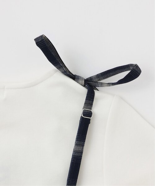 pom ponette junior(ポンポネットジュニア)の「【インナーセット】チェックキャミワンピース(ワンピース・キッズ・ネイビー/グレー・M:150cm/L:160cm/S:140cm)」の13枚目の写真