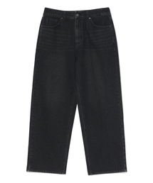 DISTN9NE（ディストナイン）の「ウォッシュドワイドデニムパンツ LQ6DU161_BLACK（デニムパンツ）」