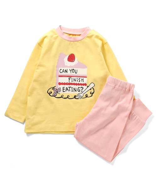 Ampersand（アンパサンド）の「【リンク】バラエティパジャマ（ルームウェア/パジャマ・キッズ・イエロー/ラベンダー/キナリ/ベージュ/サックスブルー・140/130/120/110/100/90/80）」の5枚目の写真