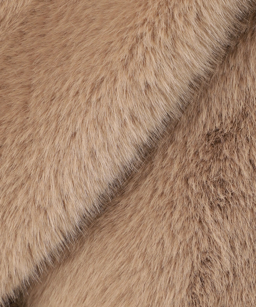 Spick & Span(スピックアンドスパン)の「エコファーブルゾン(その他アウター・レディース・ベージュ・FREE)」の6枚目の写真