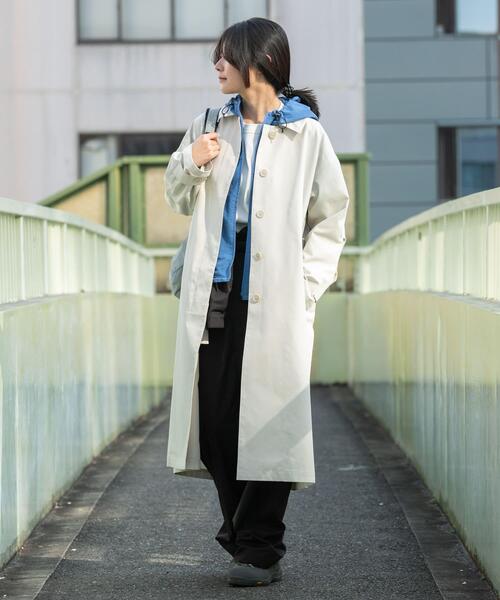 T/Cツイルステンカラーコート（ステンカラーコート）｜EKAL（エカル