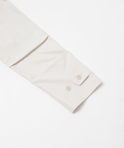 EKAL（エカル）の「T/Cツイルステンカラーコート（ステンカラーコート・レディース・ベージュ/アイボリー/カーキ・ONE）」の10枚目の写真