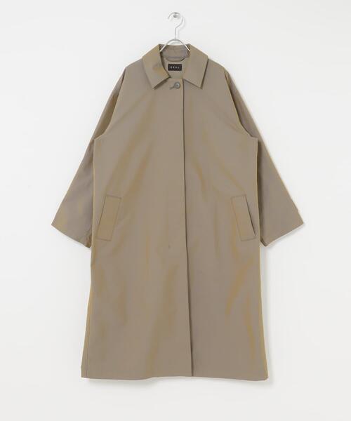 EKAL（エカル）の「T/Cツイルステンカラーコート（ステンカラーコート・レディース・ベージュ/アイボリー/カーキ・ONE）」の20枚目の写真