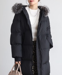 UMO（ウモ）の「UMO　フェイクファーフードロングダウンコート（ダウンジャケット/コート）」