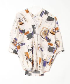 EMOTIONAL COLLAGE RIB TOP（Tシャツ/カットソー）｜Ameri（アメリ）の