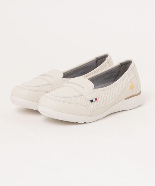 le coq sportif（ルコックスポルティフ）の「le coq sportif ルコックスポルティフ LCS VOSNE【軽量】レディースシューズ バレエスニーカー(LCSヴォーヌ)（ローファー・レディース・ブラウン/ベージュ/ブラック・22.5cm/23.0cm/23.5cm/24.0cm/24.5cm/25.0cm）」の3枚目の写真