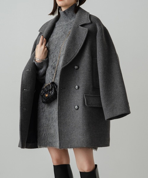 Loungedress ラウンジドレス ジャケットグレー ブランド古着】LOUNGEDRESS｜ラウンジドレスのテーラードジャケット