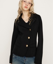 SLY | KNITTING MANNISH TAILORED JK ニッティング マニッシュ テイラードジャケット 春服(テーラードジャケット)