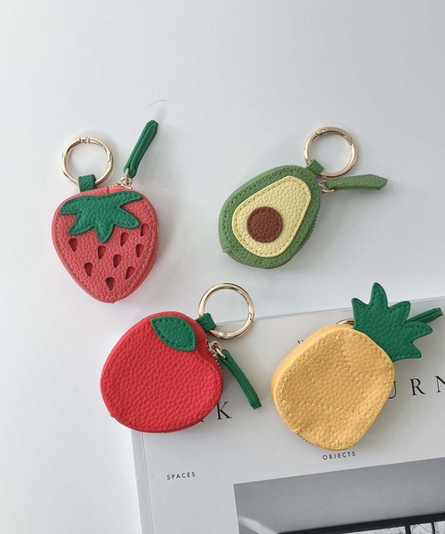 AS KNOW AS plus（アズノゥアズプラス）の「フルーツミニポーチチャーム（ポーチ・レディース・C/D/A/B・FREE）」の5枚目の写真