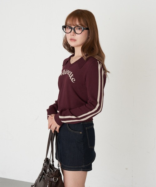 RAY CASSIN(レイカズン)の「レイヤード台形スカパン(スカート・レディース・ブラック/ベージュ/ネイビー・M/S)」の11枚目の写真