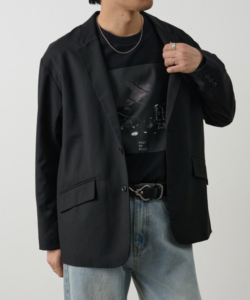 COLONY 2139(コロニートゥーワンスリーナイン)の「コンフォートツイルテーラードジャケット(テーラードジャケット・メンズ・ブラウン/グレー/ブラック・LARGE/MEDIUM)」の2枚目の写真