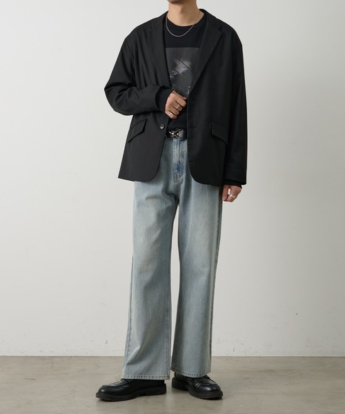 COLONY 2139(コロニートゥーワンスリーナイン)の「コンフォートツイルテーラードジャケット(テーラードジャケット・メンズ・ブラウン/グレー/ブラック・LARGE/MEDIUM)」の8枚目の写真