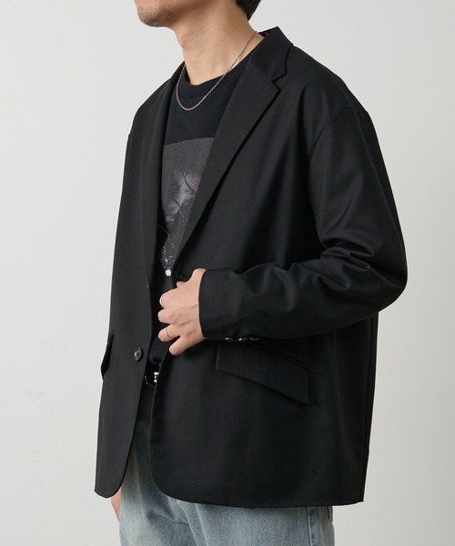 COLONY 2139(コロニートゥーワンスリーナイン)の「コンフォートツイルテーラードジャケット(テーラードジャケット・メンズ・ブラウン/グレー/ブラック・LARGE/MEDIUM)」の5枚目の写真