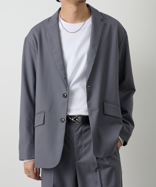 COLONY 2139(コロニートゥーワンスリーナイン)の「コンフォートツイルテーラードジャケット(テーラードジャケット・メンズ・ブラウン/グレー/ブラック・LARGE/MEDIUM)」の12枚目の写真