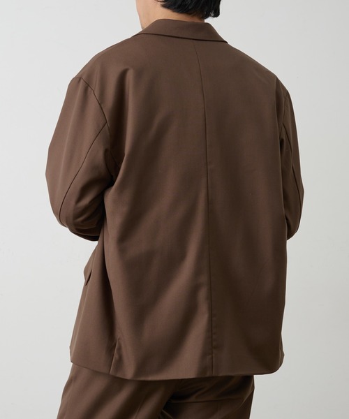 COLONY 2139(コロニートゥーワンスリーナイン)の「コンフォートツイルテーラードジャケット(テーラードジャケット・メンズ・ブラウン/グレー/ブラック・LARGE/MEDIUM)」の22枚目の写真