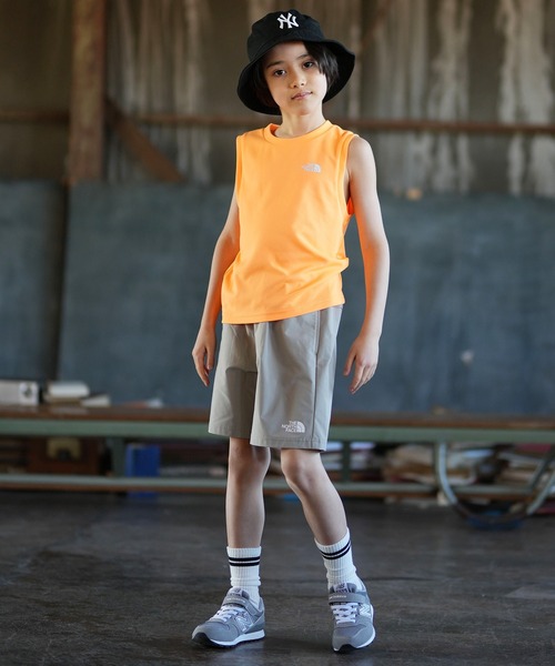 THE NORTH FACE（ザノースフェイス）の「ストレッチ ショートパンツ NBJ92505（その他パンツ・キッズ・ブラック/ライトグレー・130cm/140cm/160cm/150cm）」の3枚目の写真