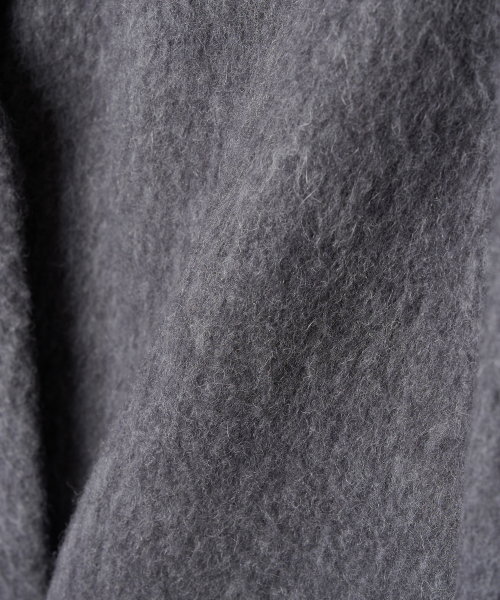 TTUDEMENT(トュードメント)の「ALPACA SINGLE LONG COAT MELANGE GREY(チェスターコート・レディース・その他・S/M)」の9枚目の写真